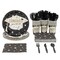 Serves 24 Graduation Party Supplies & Decorations, 2025 Celebrate Congrats Grad Paper Plates and Napkins, Cups & Cutlery